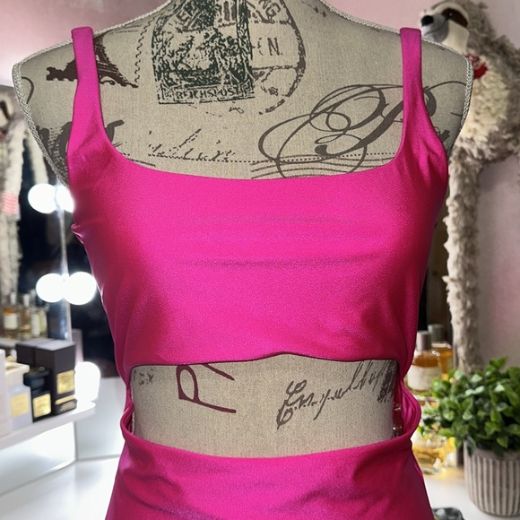 Meshki neon pink mini dress - Picture 3 of 6